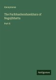 The Paribhashendusekhara of Nagojibhatta