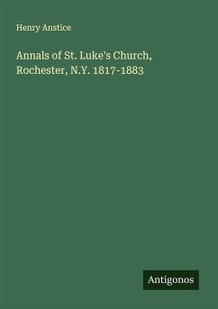 Cover Annals of St. Luke's Church, Rochester, N.Y. 1817-1883