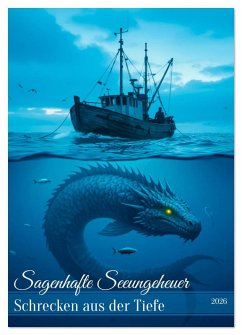 Cover Sagenhafte Seeungeheuer - Schrecken aus der Tiefe (Wandkalender 2026 DIN A4 hoch), CALVENDO Monatskalender