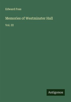 Cover Memories of Westminster Hall