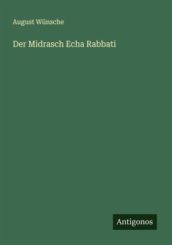 Cover Der Midrasch Echa Rabbati
