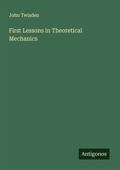 Cover First Lessons in Theoretical Mechanics
