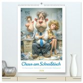 Chaos am Schreibtisch (hochwertiger Premium Wandkalender 2026 DIN A2 hoch), Kunstdruck in Hochglanz