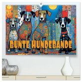 Bunte Hundebande (hochwertiger Premium Wandkalender 2026 DIN A2 quer), Kunstdruck in Hochglanz