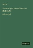 Abhandlungen zur Geschichte der Mathematik