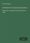 Geschichte der Lateinischen Literatur