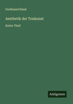 Cover Aesthetik der Tonkunst