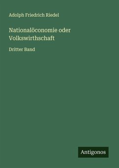 Cover Nationalöconomie oder Volkswirthschaft