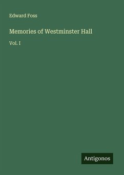 Cover Memories of Westminster Hall