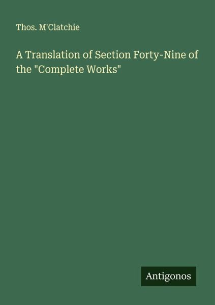 A Translation of Section Forty-Nine of the 