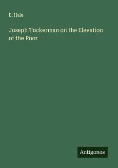 Cover Joseph Tuckerman on the Elevation of the Poor