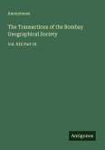 The Transactions of the Bombay Geographical Society