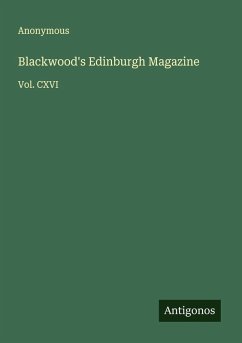Cover Blackwood's Edinburgh Magazine