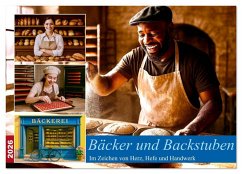 Cover Bäcker und Backstuben (Wandkalender 2026 DIN A2 quer), CALVENDO Monatskalender