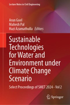 Cover Sustainable Technologies for Water and Environment Under Climate Change Scenario