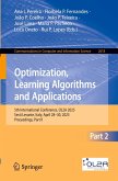 Optimization, Learning Algorithms and Applications Optimization, Learning Algorithms and Applications