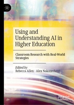 Cover Using and Understanding AI in Higher Education