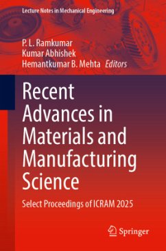 Cover Recent Advances in Materials and Manufacturing Science