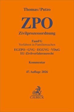 Cover Zivilprozessordnung. ZPO