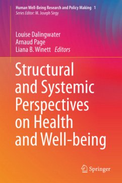 Cover Structural and Systemic Perspectives on Health and Well-being