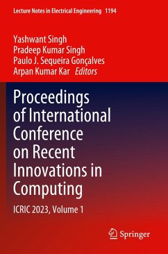 Cover Proceedings of International Conference on Recent Innovations in Computing