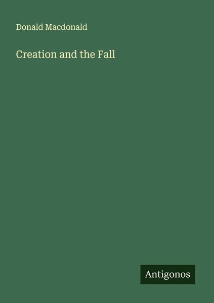 Creation and the Fall