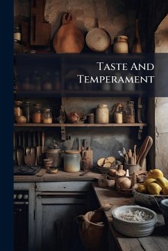Taste And Temperament - Anonymous