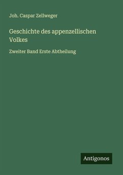 Cover Geschichte des appenzellischen Volkes
