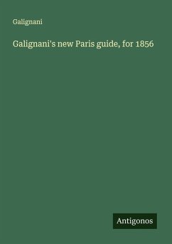 Cover Galignani's new Paris guide, for 1856
