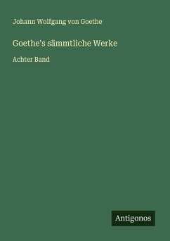 Cover Goethe's sämmtliche Werke