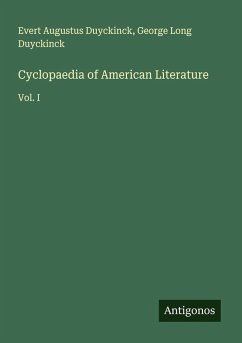 Cover Cyclopaedia of American Literature