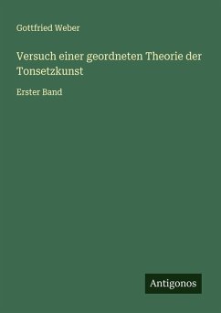 Cover Versuch einer geordneten Theorie der Tonsetzkunst