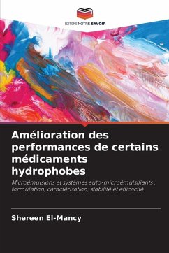 Cover Amélioration des performances de certains médicaments hydrophobes