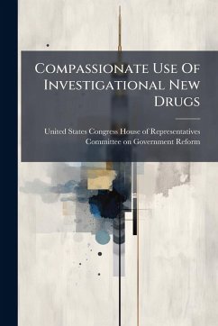 Cover Compassionate Use Of Investigational New Drugs