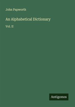 Cover An Alphabetical Dictionary