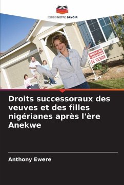 Cover Droits successoraux des veuves et des filles nigérianes après l'ère Anekwe