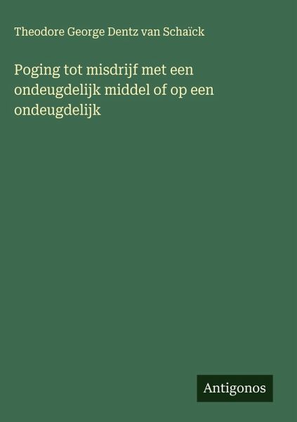 Poging tot misdrijf met een ondeugdelijk middel of op een ondeugdelijk