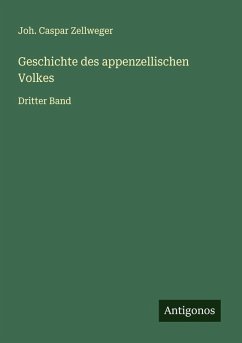 Cover Geschichte des appenzellischen Volkes