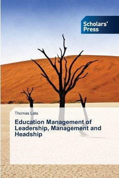 Cover Education Management of Leadership, Management and Headship