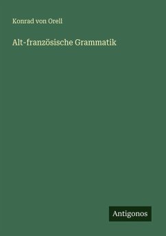 Cover Alt-französische Grammatik