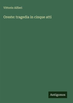 Cover Oreste: tragedia in cinque atti