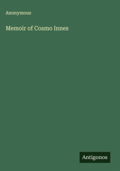Cover Memoir of Cosmo Innes