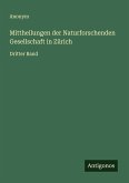 Mittheilungen der Naturforschenden Gesellschaft in Zürich Mittheilungen der Naturforschenden Gesellschaft in Zürich
