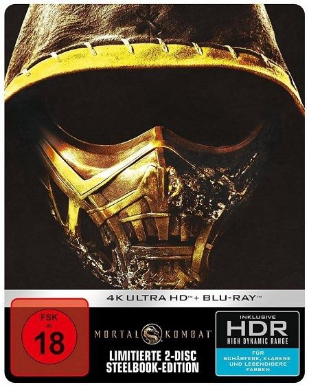 Mortal Kombat 2021 / 4K Ultra HD Blu-ray + Blu-ray / Limited Steelbook Mortal Kombat 2021 / 4K Ultra HD Blu-ray + Blu-ray / Limited Steelbook