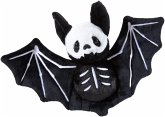 Heunec 454170 - Halloween Fledermaus Skeletoni, mit Magnet-Flügel, Stoff, 20 cm