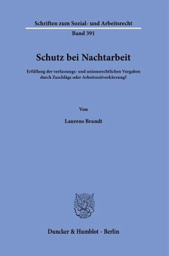 Schutz bei Nachtarbeit - Brandt, Laurens