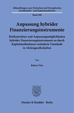 Cover Anpassung hybrider Finanzierungsinstrumente