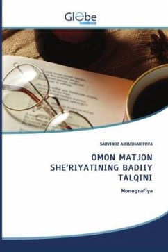 Cover OMON MATJON SHE'RIYATINING BADIIY TALQINI