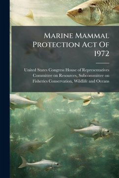 Cover Marine Mammal Protection Act Of 1972