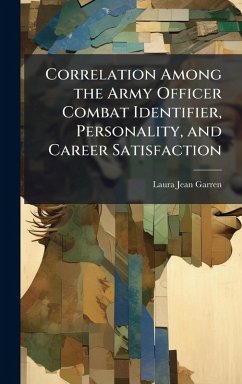 Cover Correlation Among the Army Officer Combat Identifier, Personality, and Career Satisfaction
